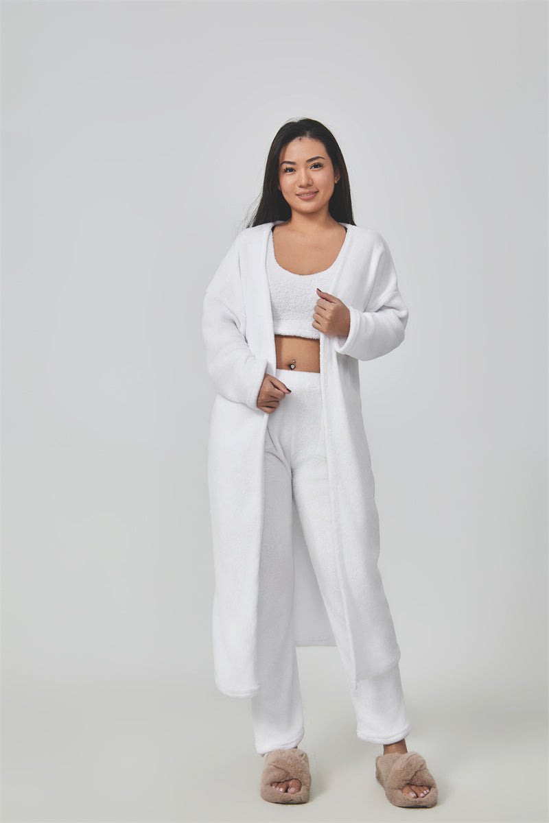 Cozy Pajama Set, 3 Piece Lounge Set, Cute Loungewear, Warm Suit